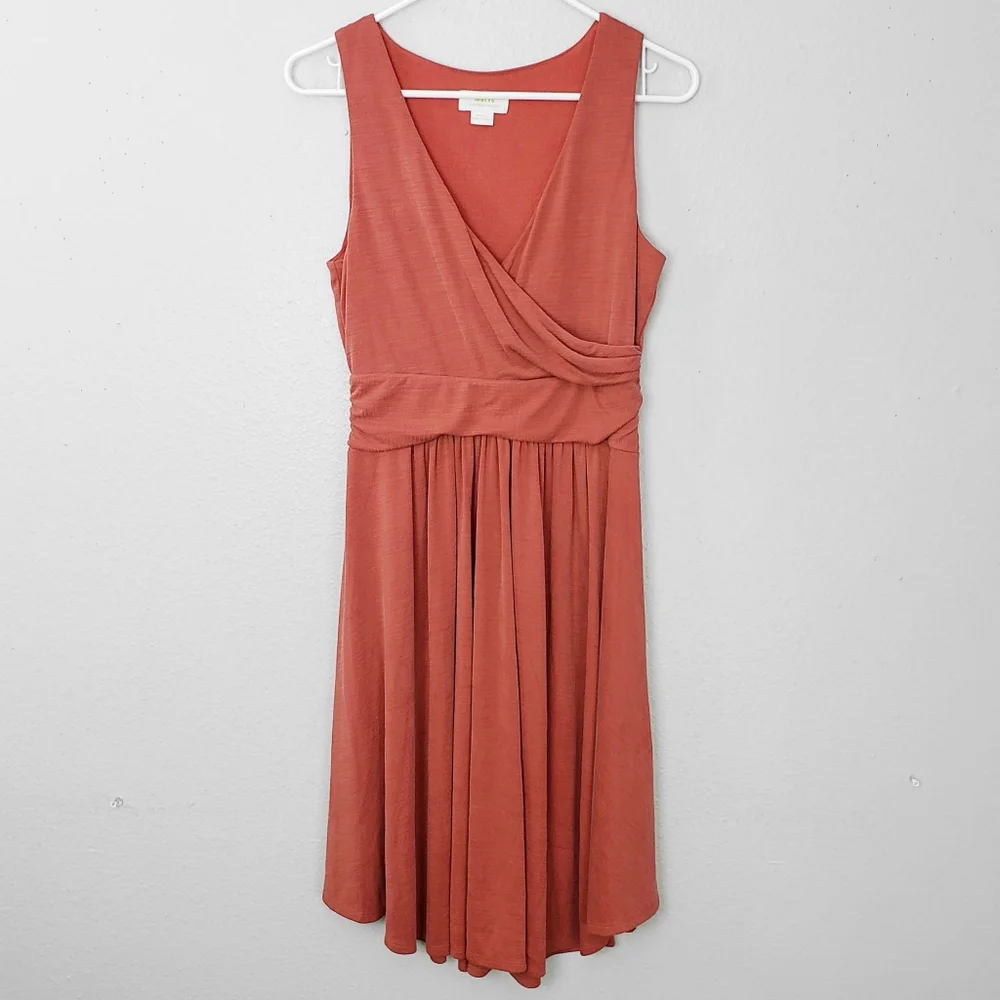 MAEVE Nora Jersey Sleeveless Midi Dress SMALL Anthropologie